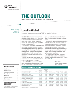 THE OUTLOOK - Investor Village
