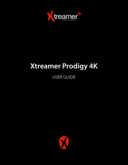 Xtreamer Prodigy 4K User Manual