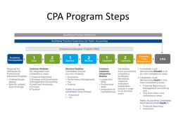 CPA Program Steps