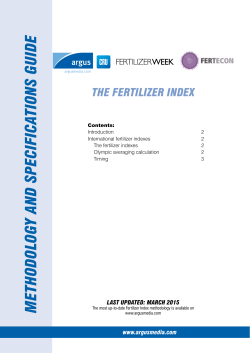 Fertilizer Index