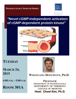 2015 “Novel cGMP-independent activators of cGMP