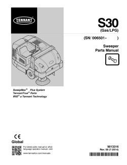 S30 Gas/LPG GLOBAL Parts Manual