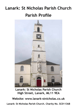 Lanark: St Nicholas Parish Church Parish Profile
