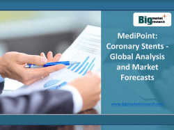 GLOBAL MediPoint Coronary Stents market Analysis,Key players,Size