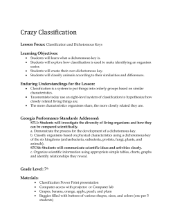 Crazy Classification