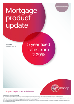 Mortgage Update issue 35 - Virgin Money for Intermediaries
