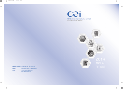 Year 2014 - CEI Contract Manufacturing Limited