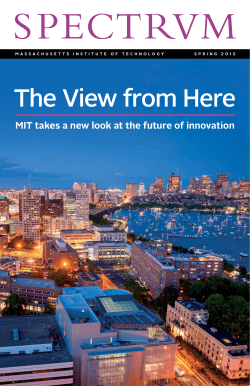 MIT takes a new look at the future of innovation
