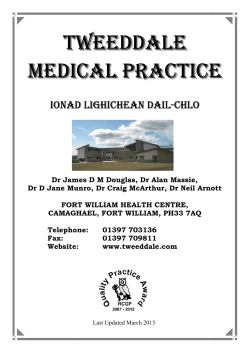 Practice Leaflet (online view)