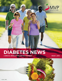 MVP Health Care Diabetes News Newsletter