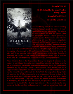 Dracula Untold - The Movie Orphan