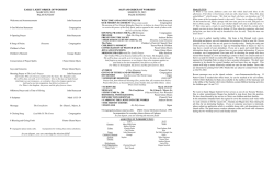 worship bulletin for 3-29-15 - First United Methodist Church