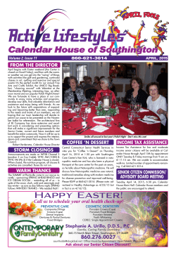 Happy Easter! - Southington Calendar House