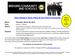 Open Dialog on Race, Police & Sun Prairie Community