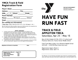 HAVE FUN RUN FAST - YMCA of the Fox Cities
