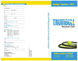 Print Our Spring/Summer 2015 Brochure