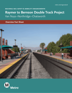March 25, 2015 - Raymer to Bernson Double Track Project