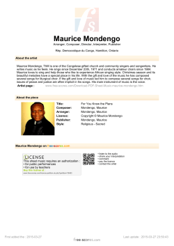 Maurice Mondengo