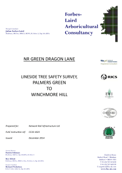 FLAC 33-1023 Lineside Tree Safety Survey