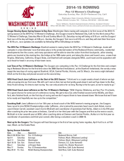 WSU Weekly Release - Washington State University Official Athletic