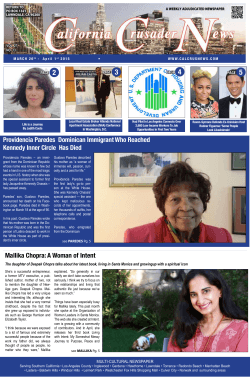 Mallika Chopra: A Woman of Intent Providencia Paredes Dominican
