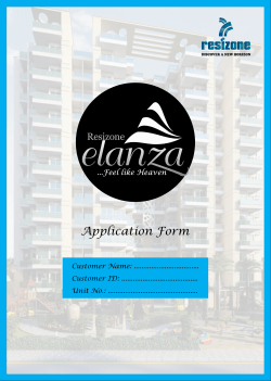 Application Form - Resizone Elanza