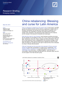 China rebalancing: Blessing and curse for Latin America
