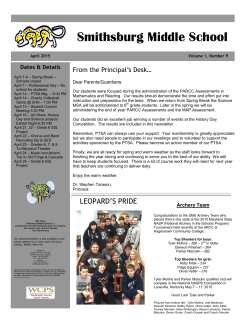 Smithsburg Middle School - Washington County Public Schools
