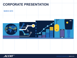 Corporate presentation