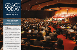 March 29, 2015 - Grace Community Church