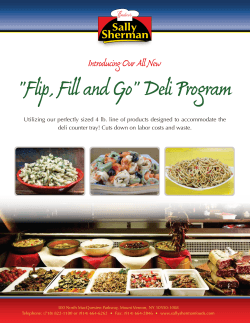 ���Flip, Fill and Go��� Deli Program