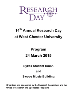Featuring - West Chester University