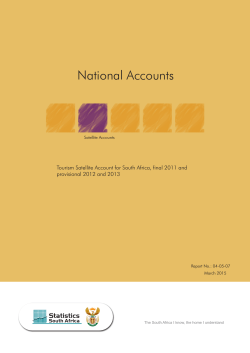 National Accounts - Statistics South Africa