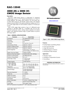 (H) x 3000 (V) CMOS Image Sensor