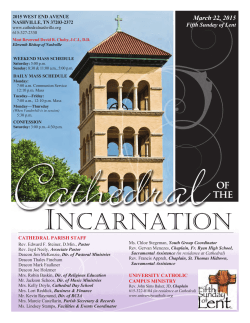 March 22, 2015 - Cathedral of the Incarnation
