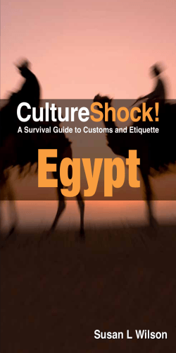 CultureShock! Egypt: A Survival Guide to Customs and