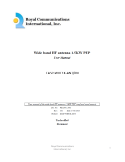 EASP-WHF1K-ANT/RN - Royal Communications