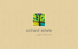 Orchard Brochure