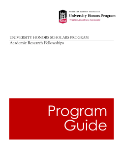 Academic Research Fellowships - Northern Illinois University