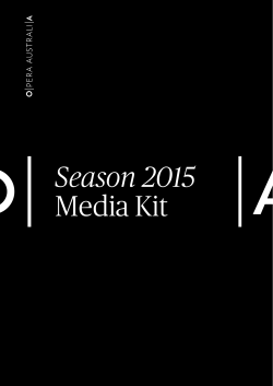 Season 2015 Media Kit
