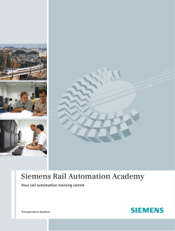 Siemens Rail Automation Academy