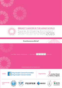 conference brief 2015 - Mammography Education, Inc.