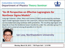 ���An IR Perspective on Effective Lagrangians for Nonlinear Sigma