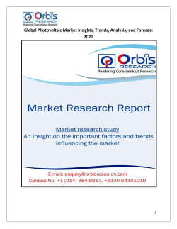 Global Photovoltaic Market Insights, Trends, Analysis
