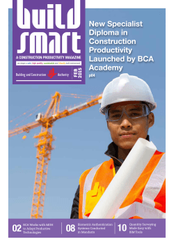 New Specialist Diploma in Construction Productivity Launched by