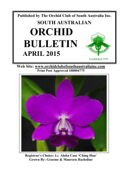 Read April Bulletin - Orchid Club of South Australia Inc.