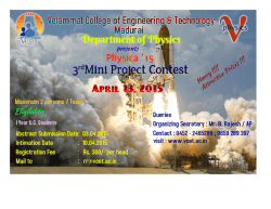 Physica `15 - Velammal College of Engineering and Technology