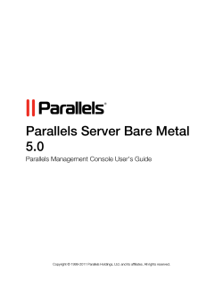 Parallels Server Bare Metal 5.0