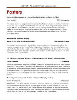 Abstracts for Poster and Paper Presentations