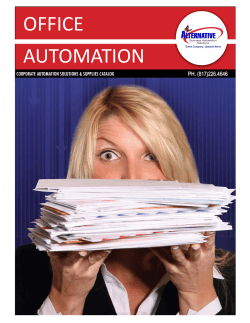 OFFICE AUTOMATION - Alternative Business Automation Solutions